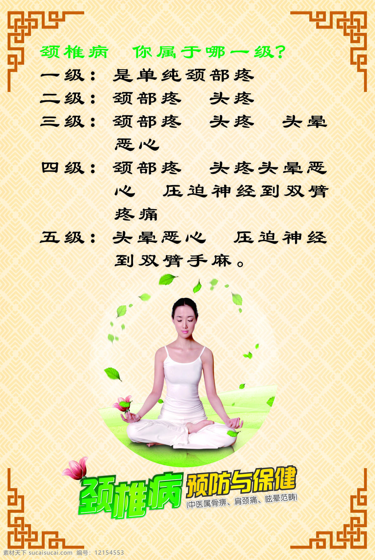 颈椎病 等级 绿色 天然 中医