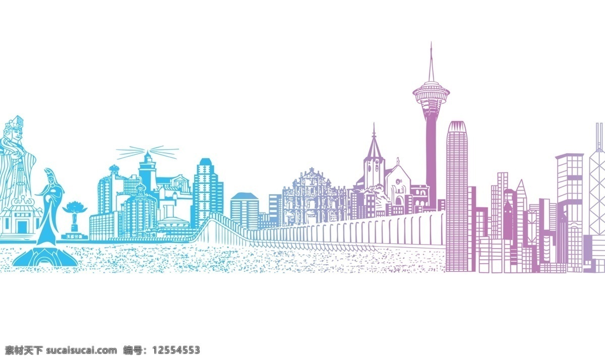 城市剪影 城市 楼房 建筑 城市手绘 城市简影 城市矢量图 城市素材 楼房矢量图 楼房简影 楼房手绘 楼房素材 建筑素材 建筑手绘 分层