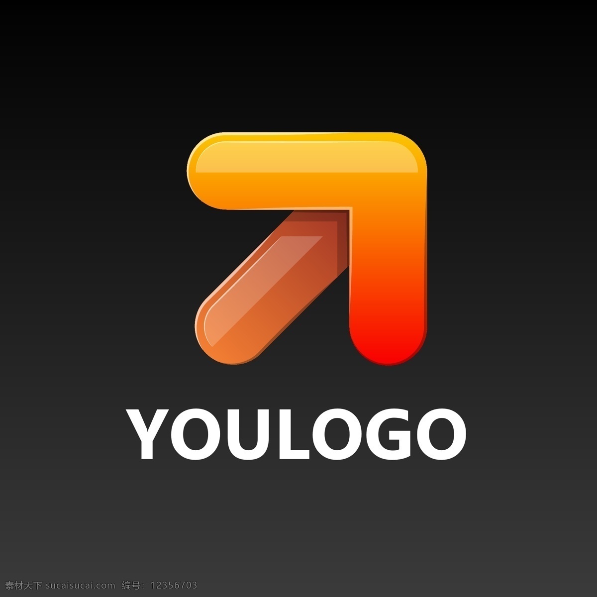 方向 logo 方向logo logo设计 渐变logo logo图形 企业logo 公司logo