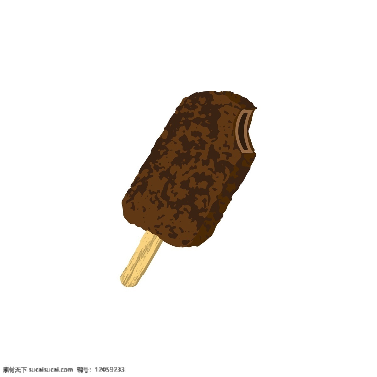 夏季 食物 系列 巧克力 冰淇淋 装饰 插画 美味 夏天 热 解暑 大热天 冰棍 巧克力冰棍 凉爽 好吃 好看的 大暑天 雪糕