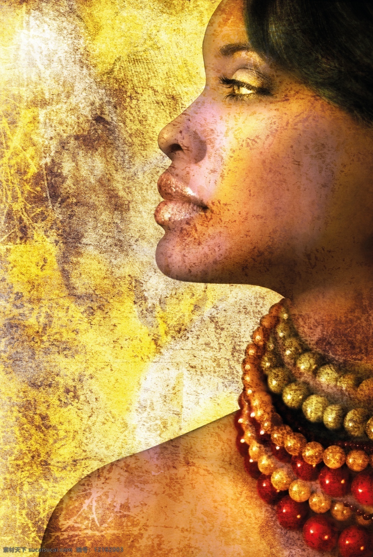 美女油画 手绘 油画 装饰画 无框画 印度 女人 非洲 人物油画 绘画书法 文化艺术 分层 源文件