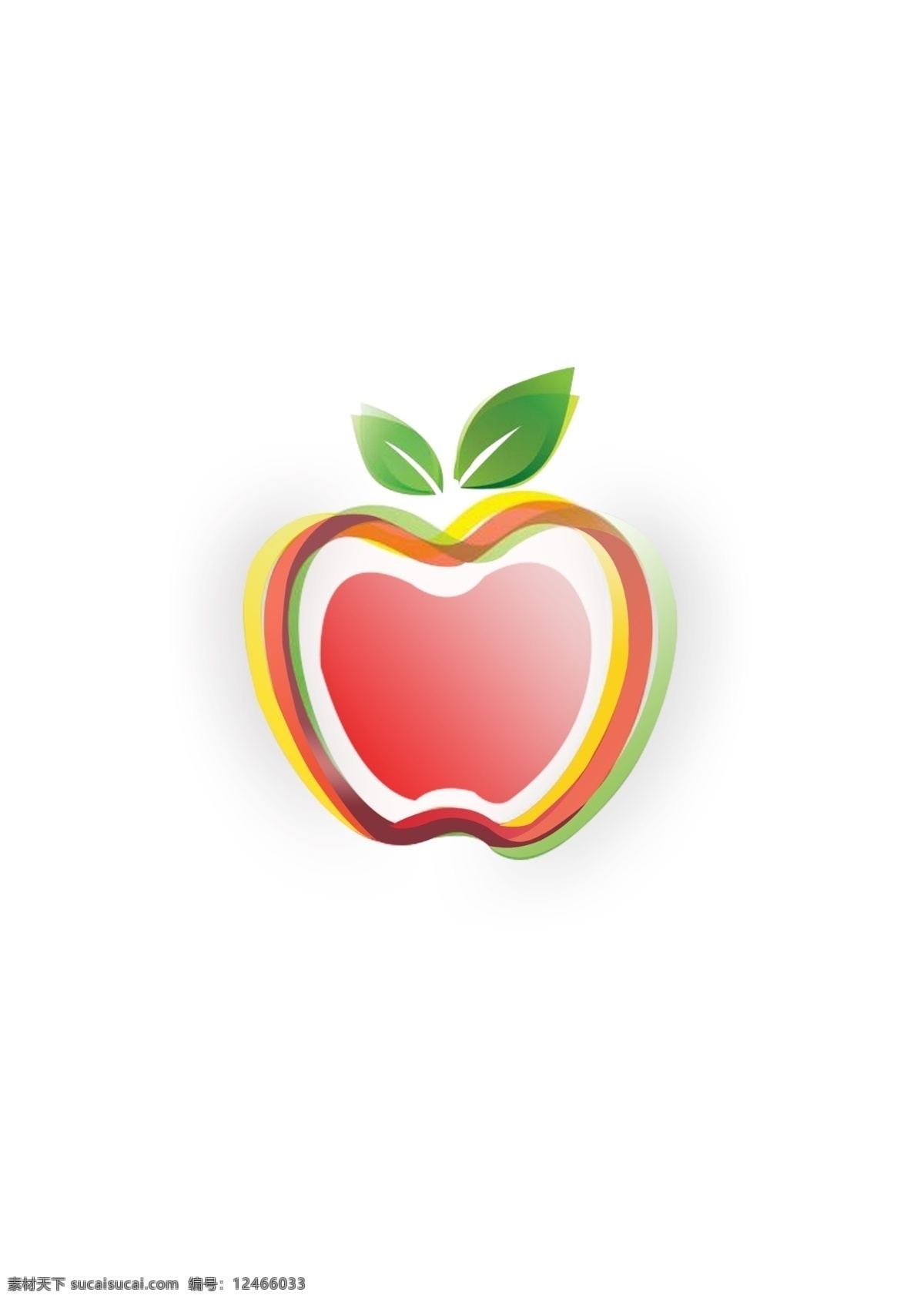 苹果图形创意 苹果创意 ps图形创意 苹果 水果图形创意 北大青鸟 标志图标 其他图标