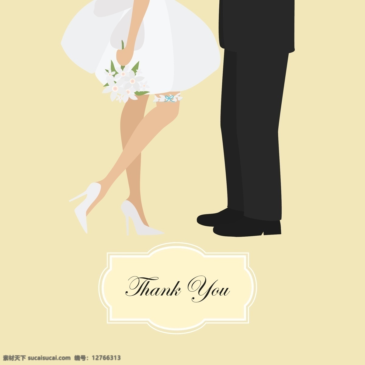 浪漫婚礼 卡通 人物 矢量 卡通人物 高跟鞋 西服 矢量素材