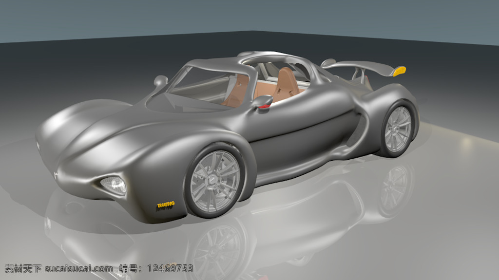 犀牛 超级 轿车 车身 挑战 汽车 3d模型素材 其他3d模型