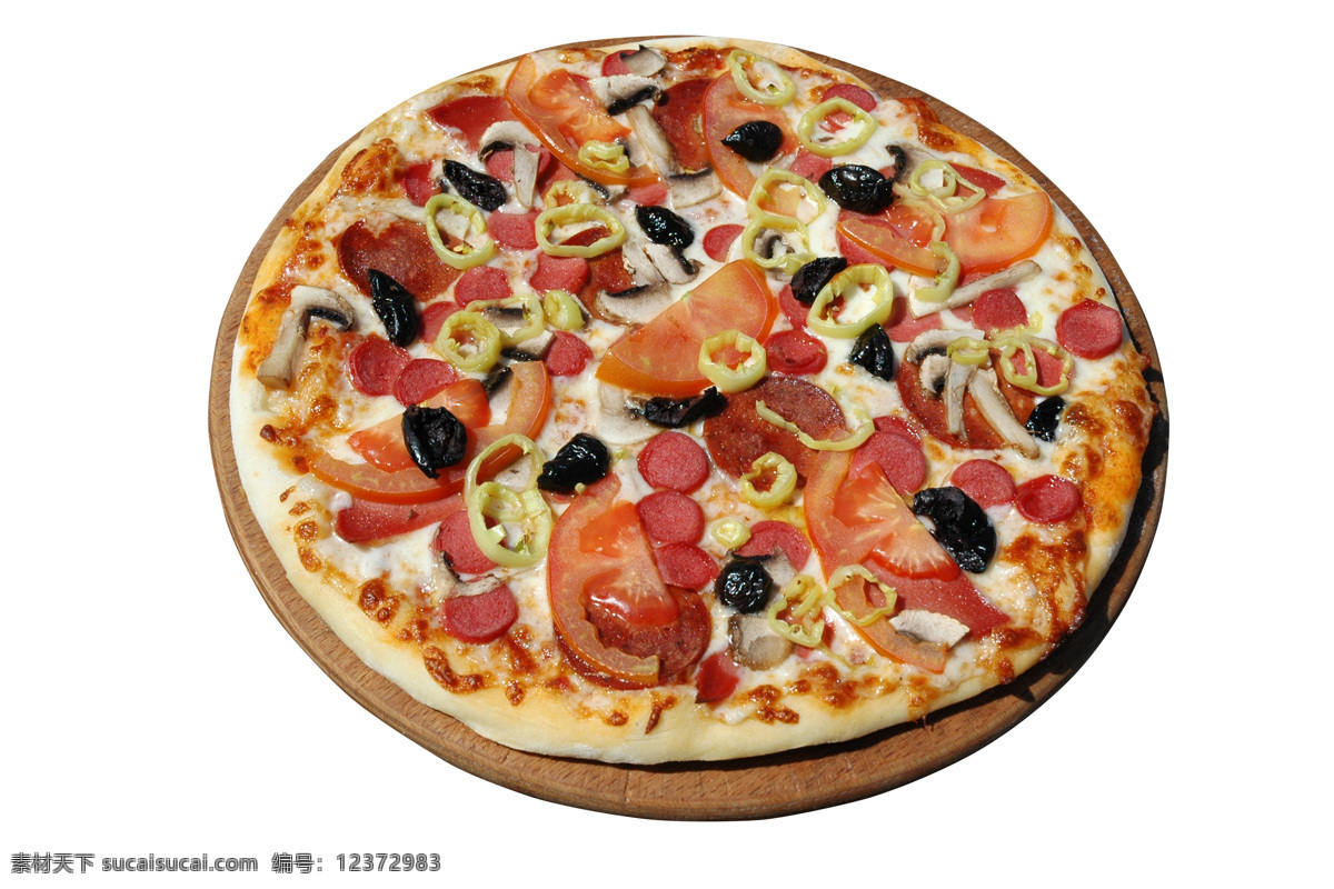 混合披萨图片 披萨 食物 点心 西餐 美食 生活百科 餐饮美食