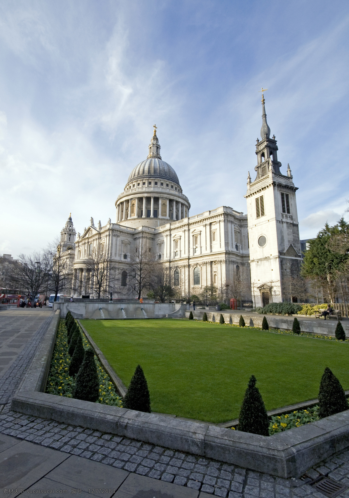 伦敦 圣保罗 大 教堂 英国 圣保罗大教堂 巴洛克风格 泰晤士河 建筑 国外旅游 旅游摄影