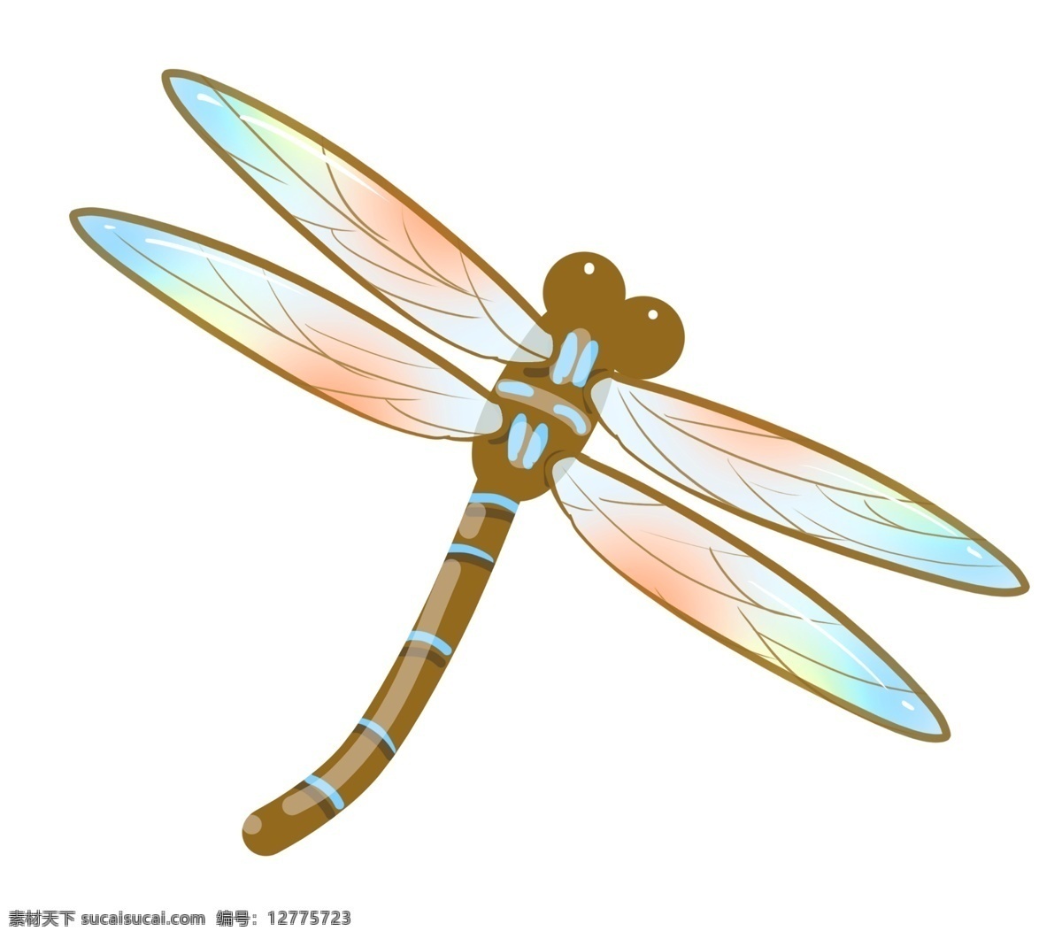 昆虫蜻蜓图案 翅膀 飞翔 户外