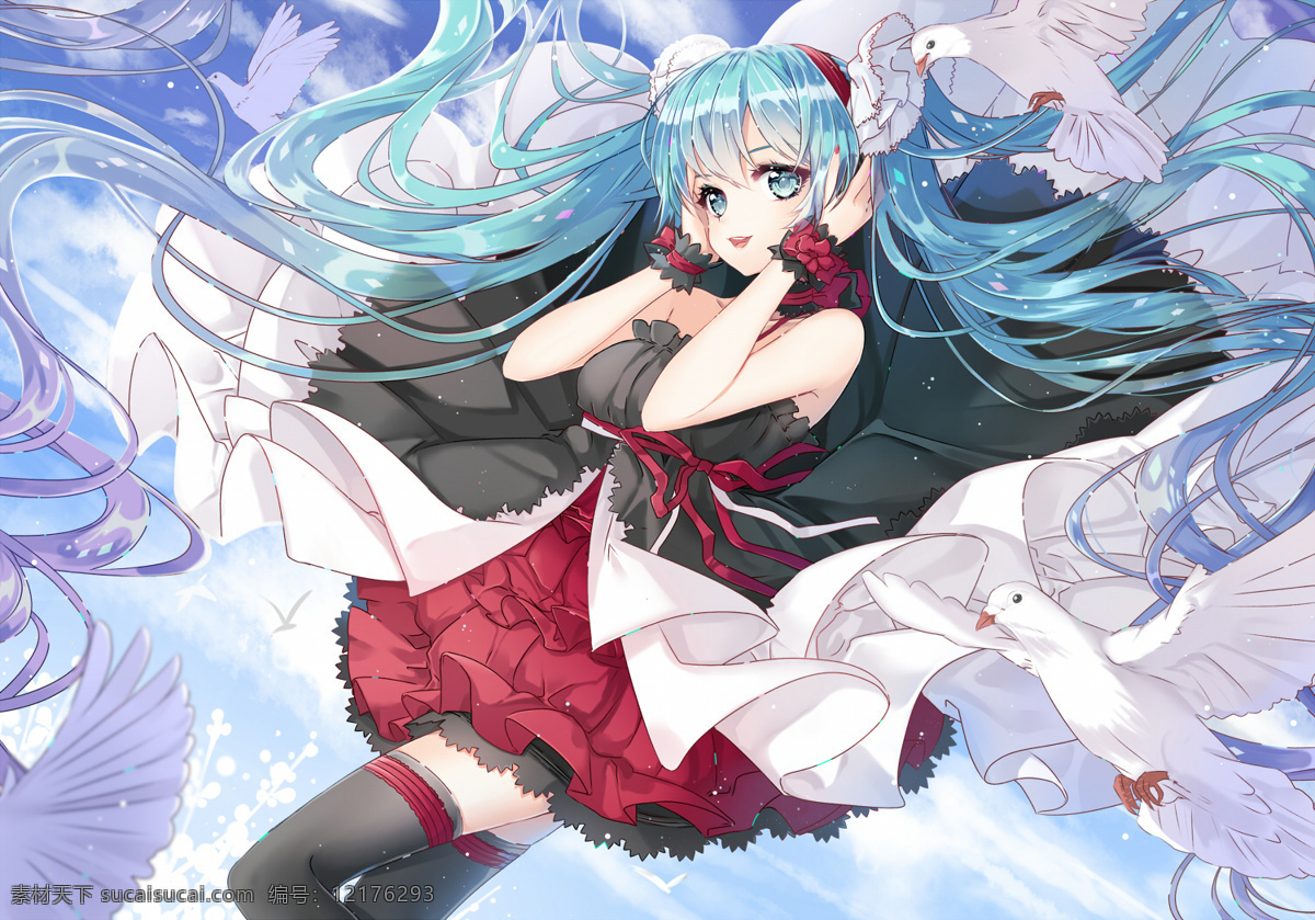 初音 初音未来 miku 公主 美图 动漫动画 动漫人物