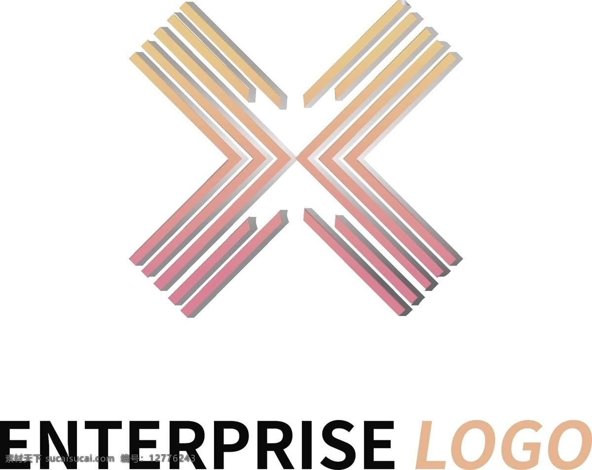 商务 工作室 logo 公司 简约 x字母 标志 培训手册 logo设计