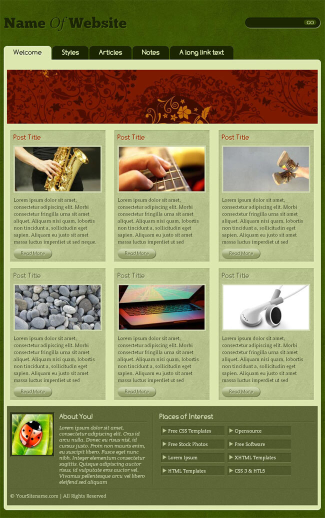 绿色 复古 html 模板 绿色复古图片 画廊 展示 模板下载 网页素材 网页模板