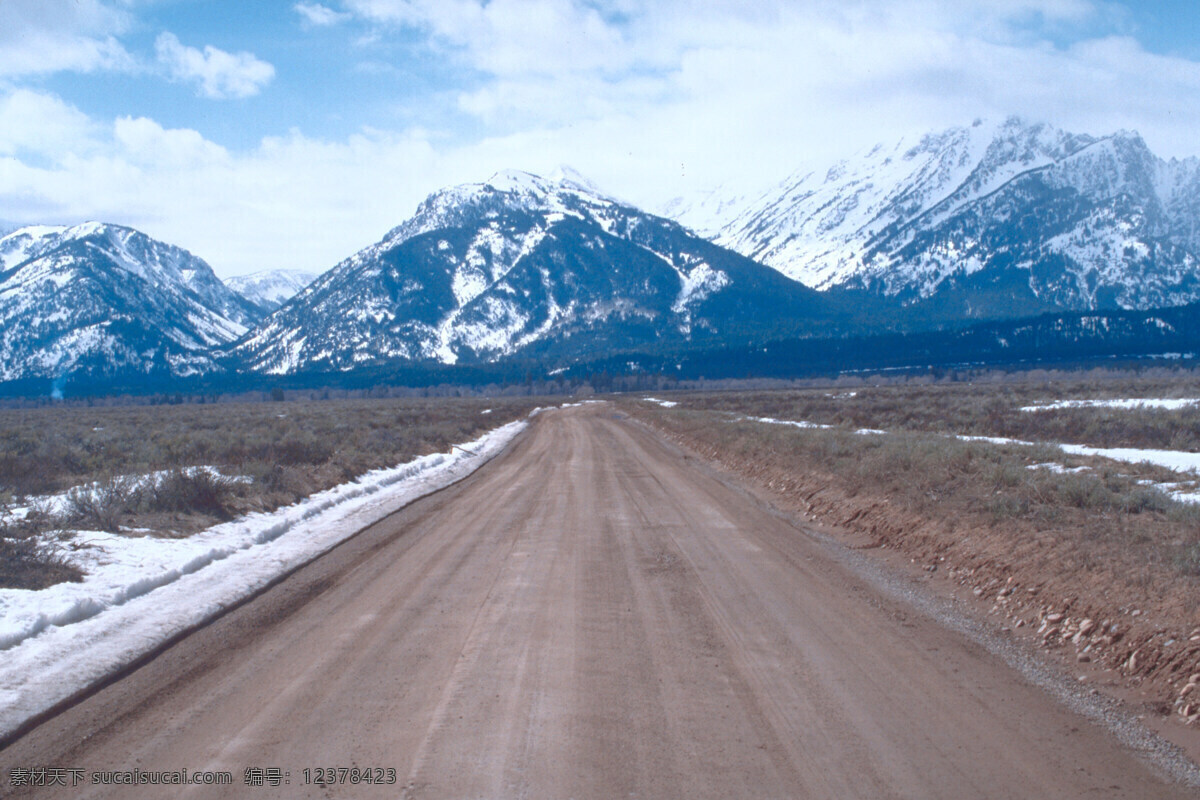 实拍 道路 雪山 风景 大道 山脉 生活 旅游餐饮
