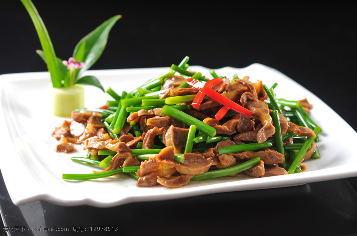 小炒鸡杂 中华美食 特色菜 风味菜 明档菜肴