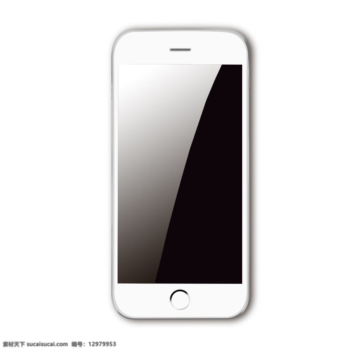 白色 3d 仿真 手机 白色苹果手机 虚拟手机 模拟手机 仿真手机 写实手机 触屏手机 3d手机