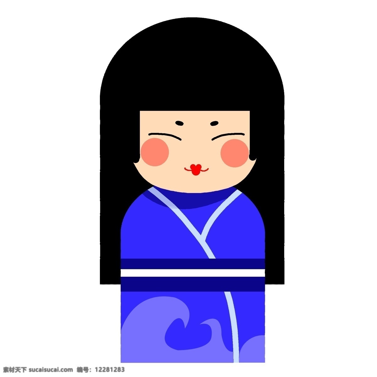 日本和服女人 日本小人 小泥人 和服 日本女人