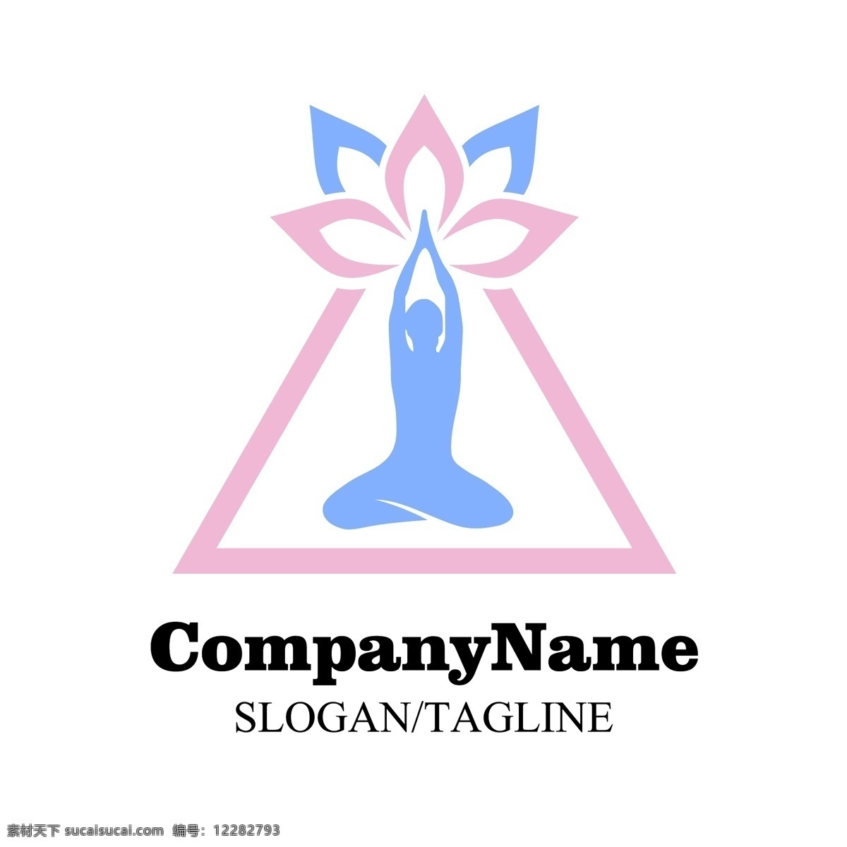 时尚 瑜伽 logo 标志设计 矢量 简约图标 创意 矢量图标 企业logo 白色