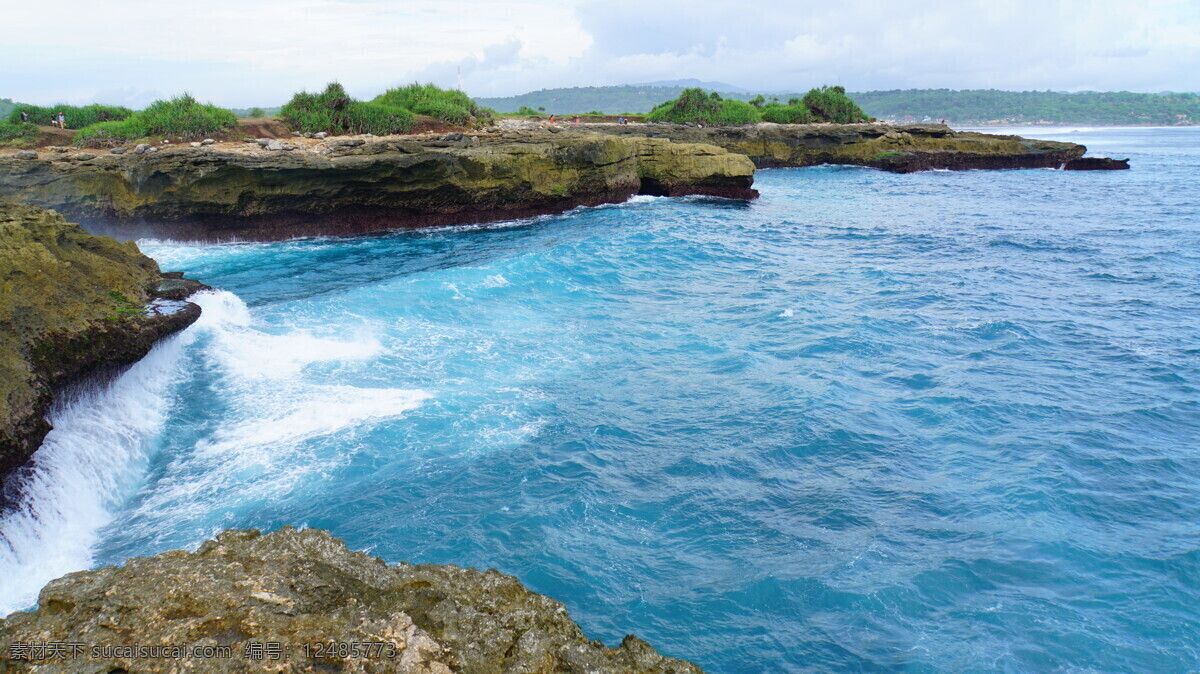 蓝色海洋 海浪 蓝色 海岸 大海 蓝梦岛 巴厘岛 旅游 旅游摄影 国外旅游