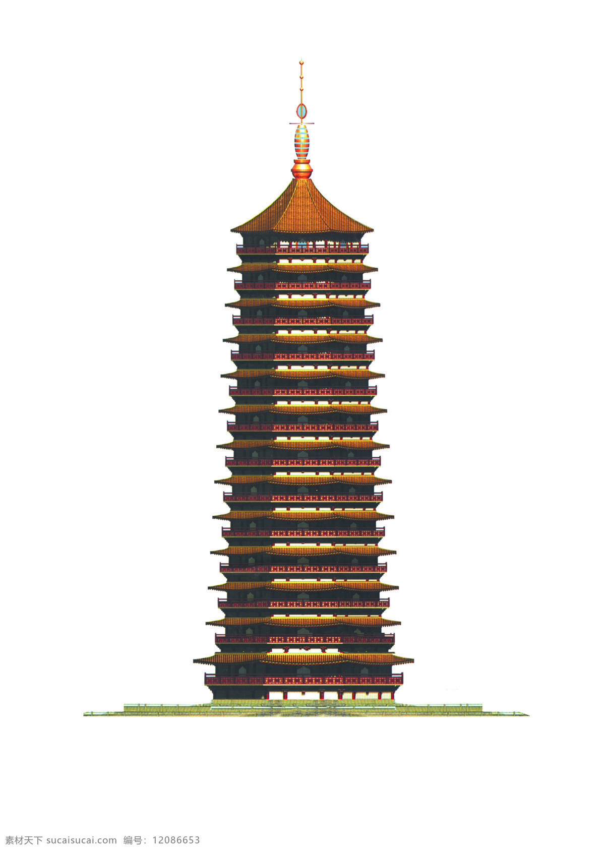 莘县燕塔 新建雁塔图 建筑摄影 建筑园林
