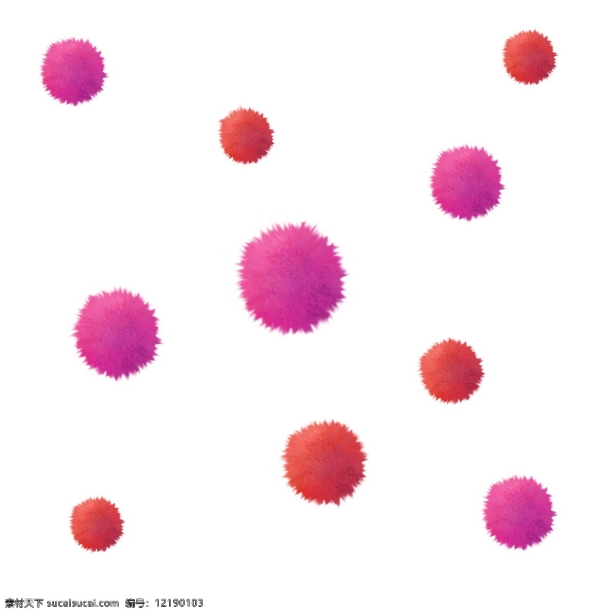 促销 可爱 毛线 绒毛 小球 点缀 毛球 微生物 粉色 漂浮 装饰 橙色 时尚 别致 手绘 空间