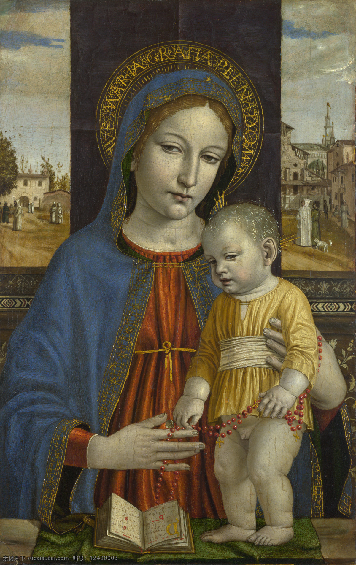圣母 玛利亚 世界名画 油画 西方油画 西方文化 绘画艺术 基督教 宗教绘画 书画文字 文化艺术
