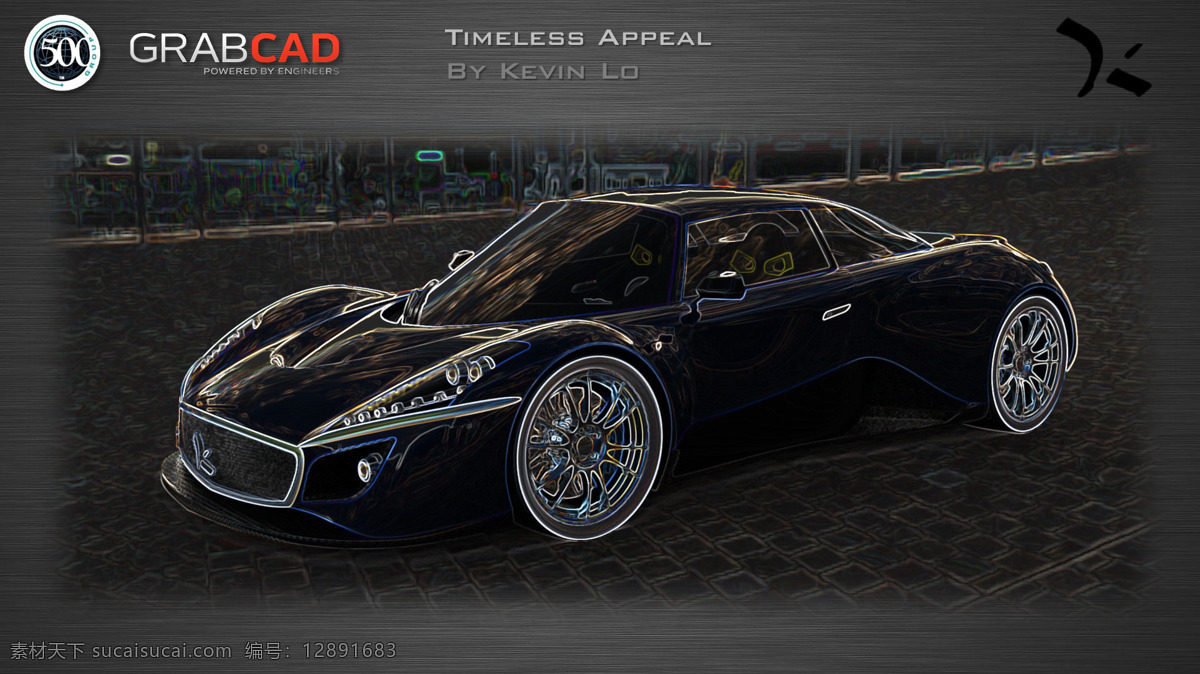 永恒 吸引力 f500 上诉的 永恒的 5g supercar2013 3d模型素材 其他3d模型