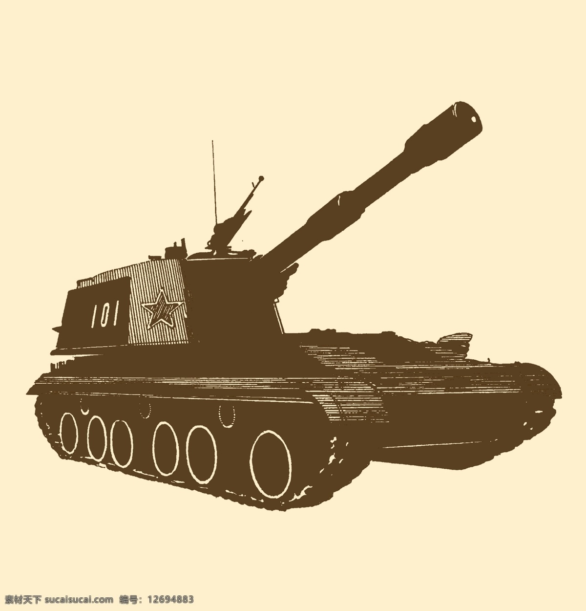 分层 军事 坦克 武器 源文件 战争 式 毫米 自动 榴弹炮 模板下载 装甲车 战车 装甲 中外 兵器 装饰 图案 矢量图 日常生活