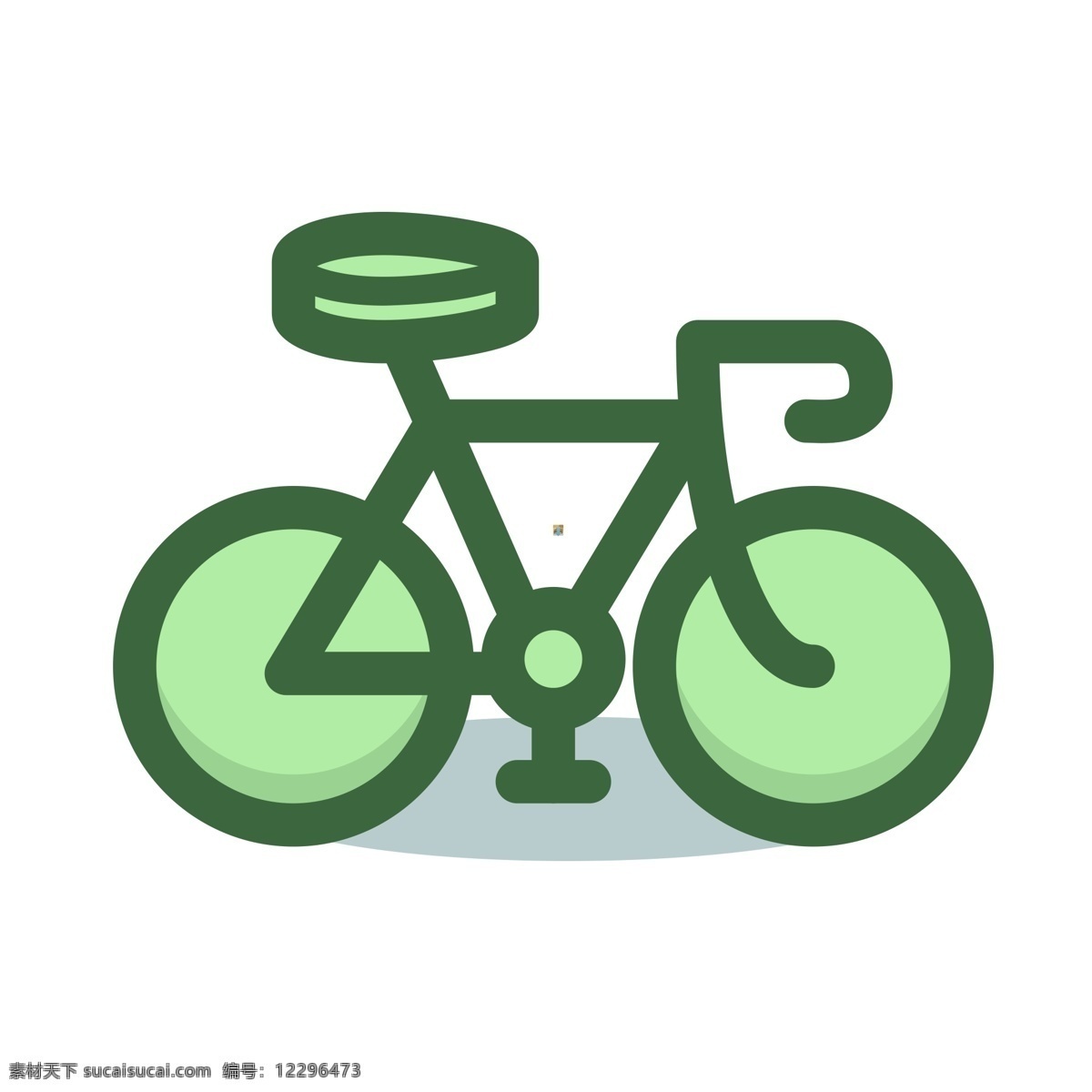 扁平化自行车 自行车 扁平化ui ui图标 手机图标 界面ui 网页ui h5图标