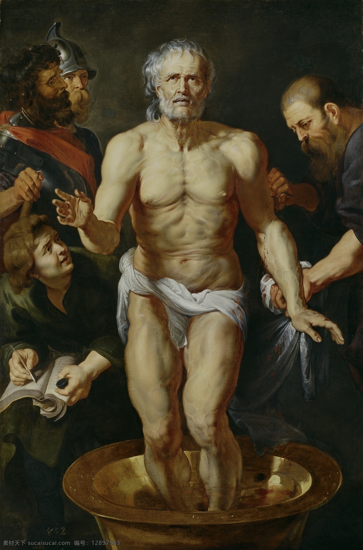 rubens 宫廷 人物 人体 油画 装饰画 paul 德国 画家 彼得保罗 鲁本斯 peter seneca de muerte la workshop