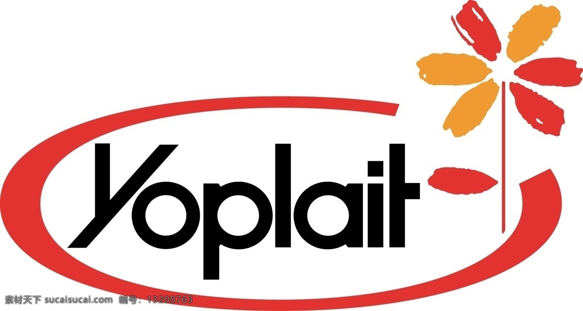 yoplait 标志 红色