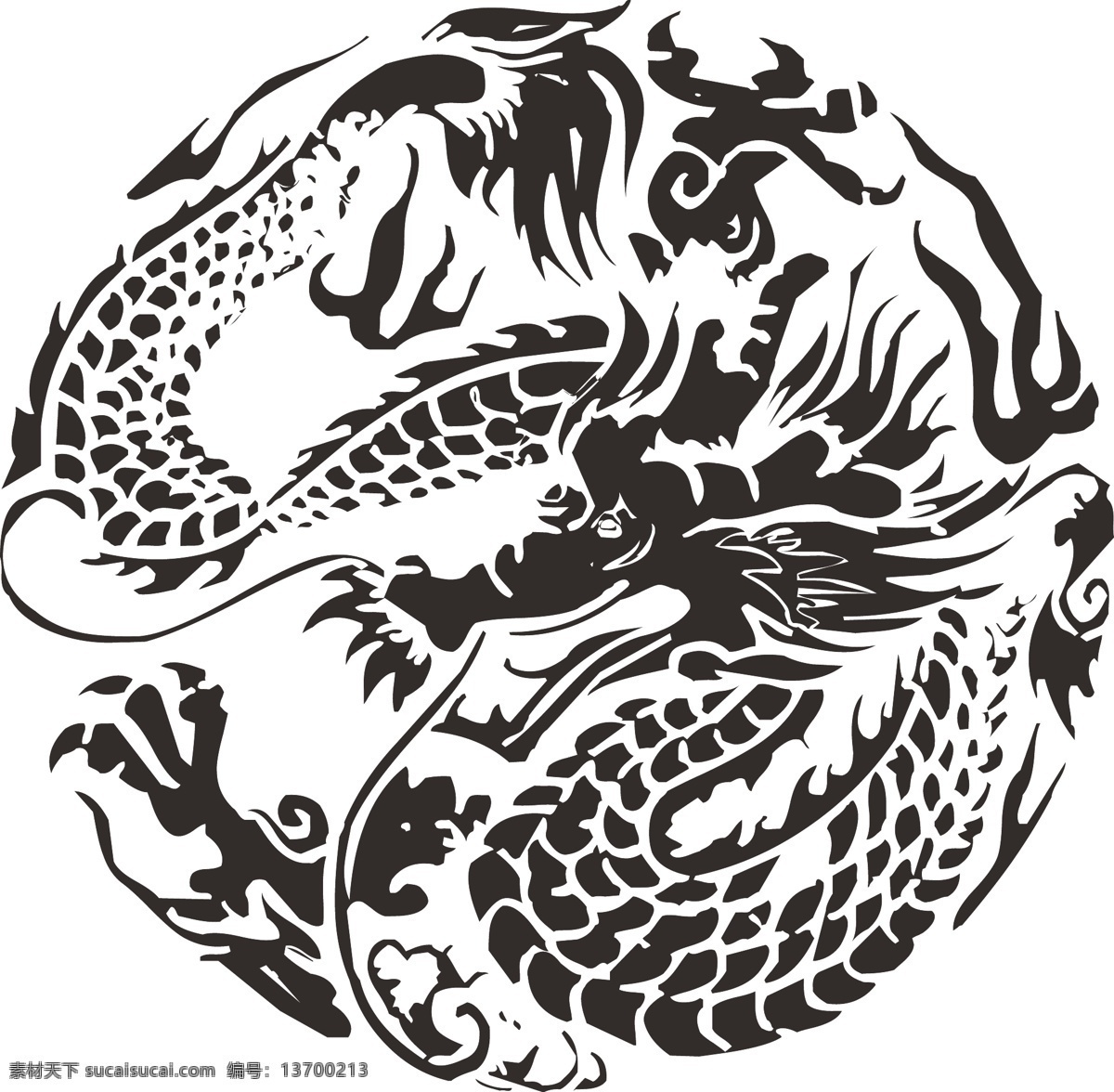 徽章 矢量素材 矢量图 兽 图腾 印章