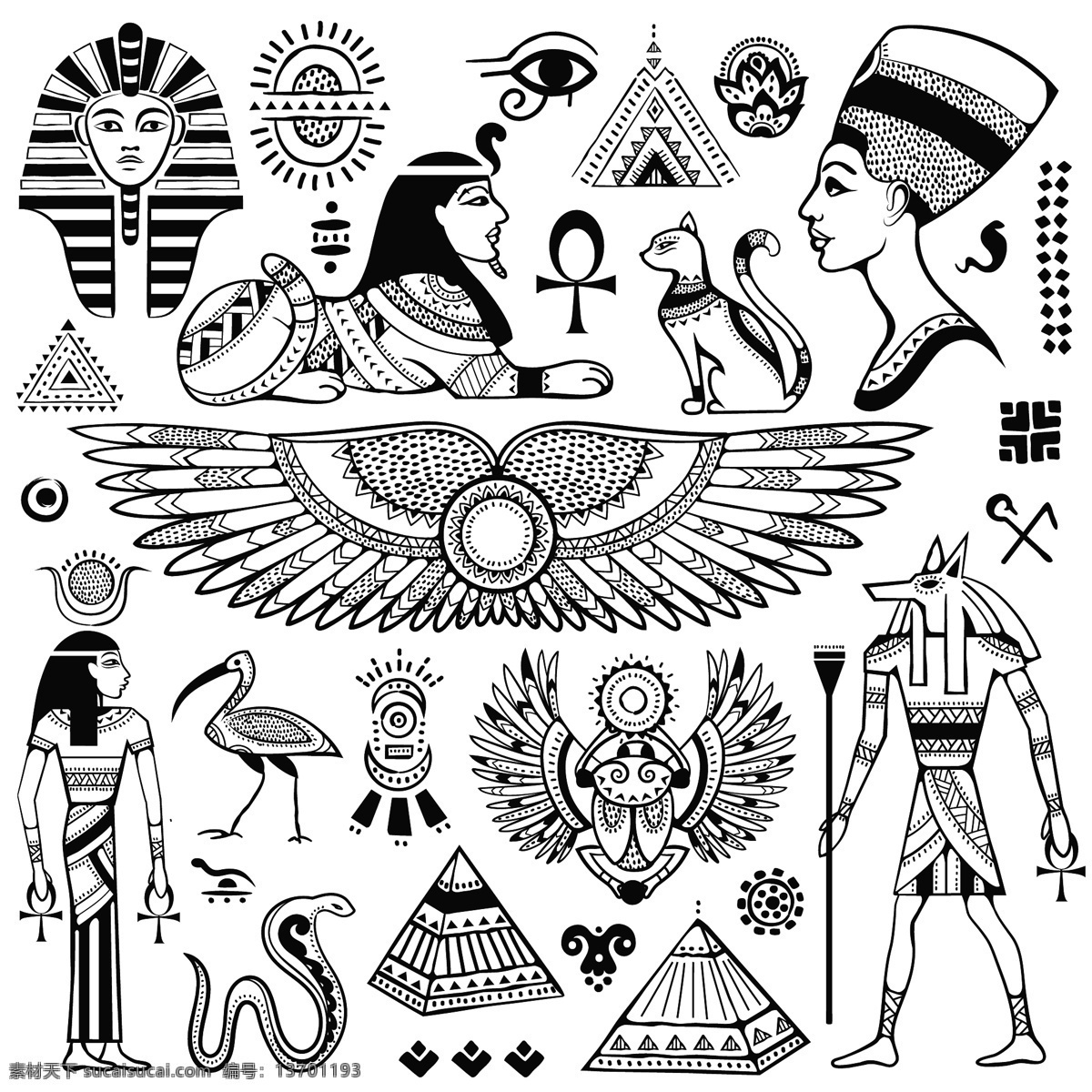 古埃 文字 符号 古埃及文字 符合 罗马 非洲动物 人物 文化艺术 传统文化