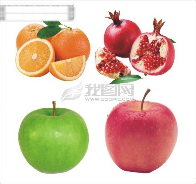 水果 矢量 高清 橙子 大图 红苹果 苹果 青苹果 石榴 矢量水果 甜橙 水果模版 矢量图 日常生活