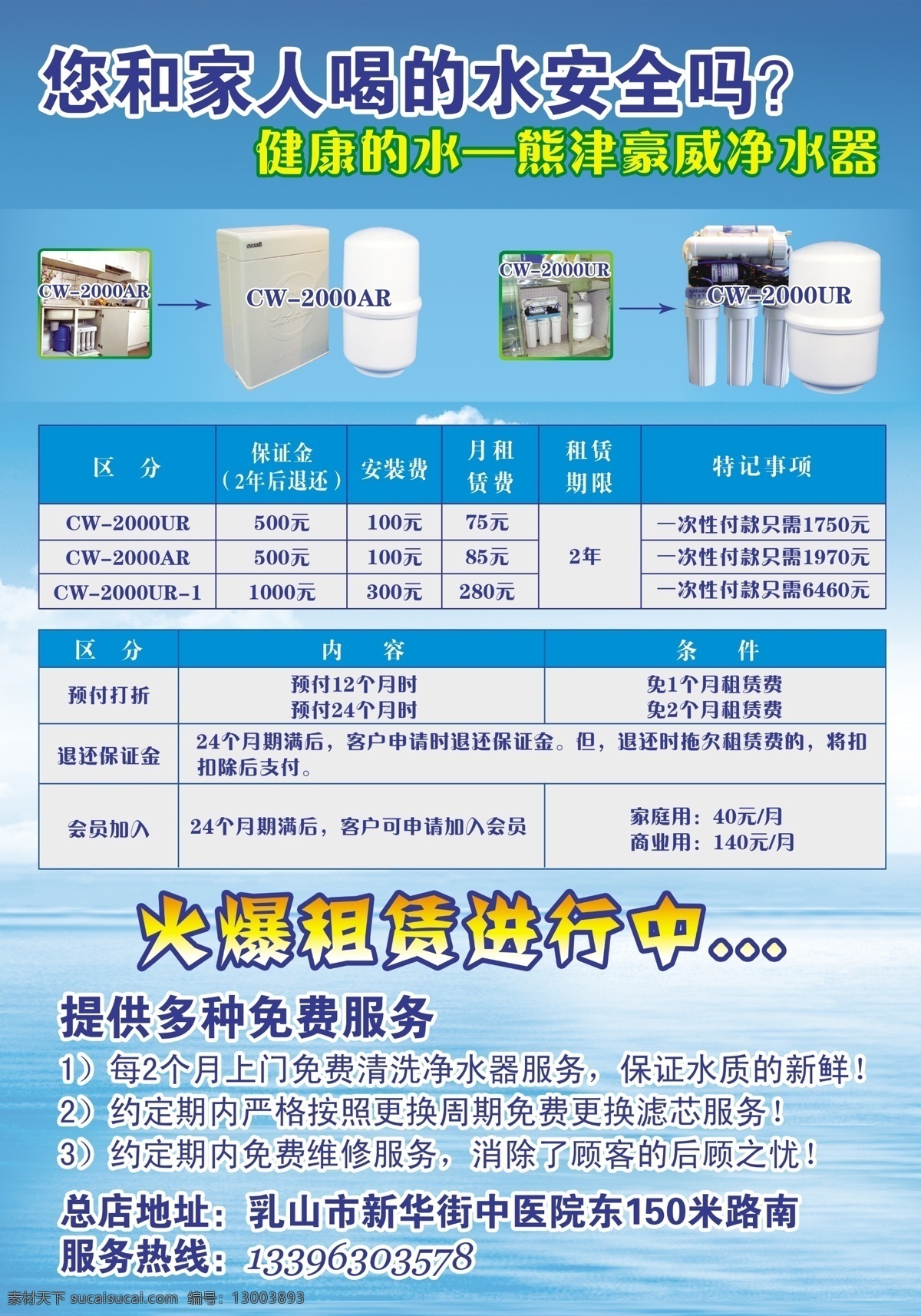 喝水展板 安全 喝水 兰底 分层 源文件