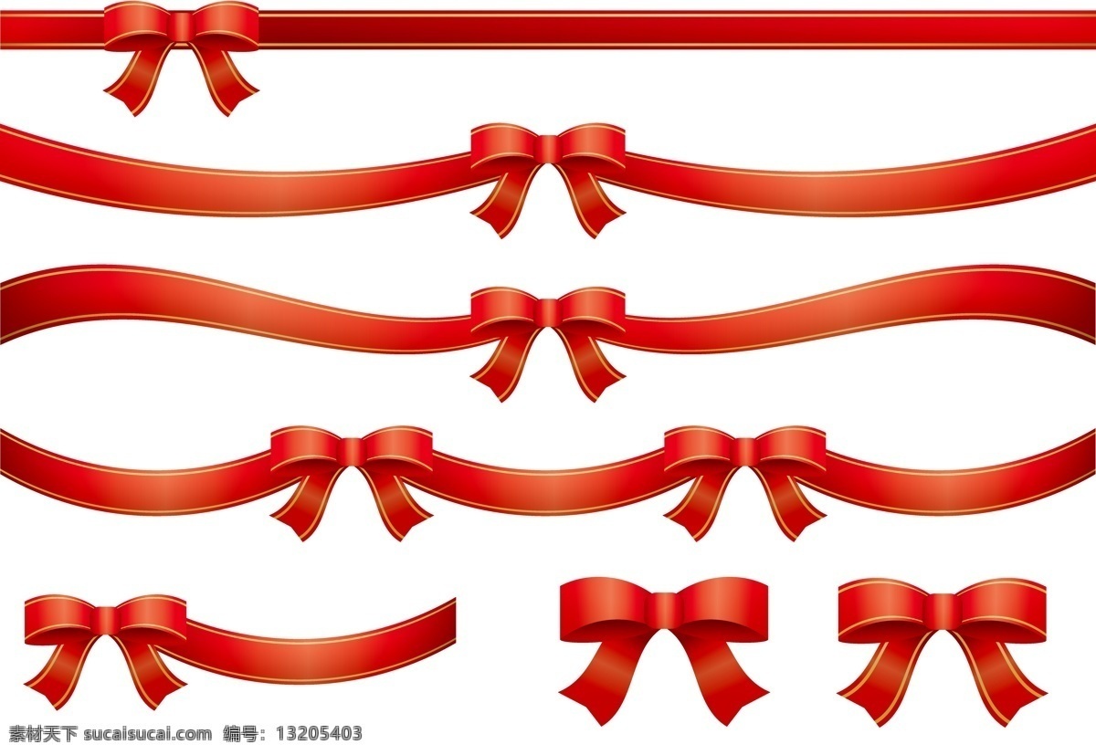 红色丝带 色带 丝带 标签 丝绸 红色 庆典 庆祝 喜庆 装修 模板 饰品 装饰 元素