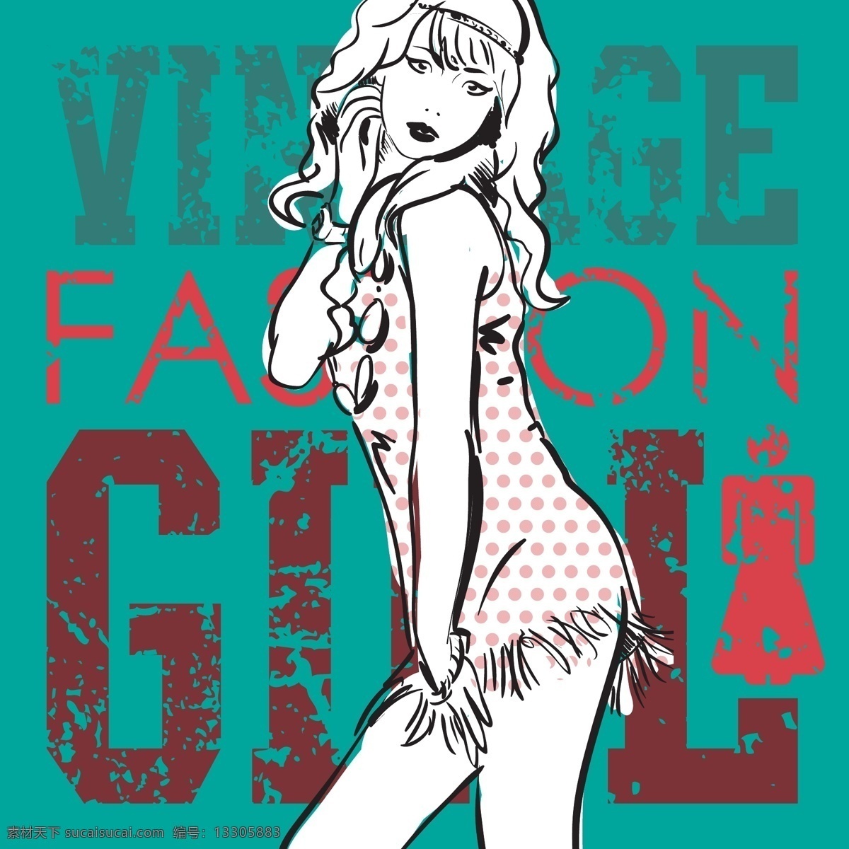 性感女人插画 时尚女孩 漂亮女孩 性感女人 时尚插图 女性图案 手绘插画 女孩插画 女性女人 矢量人物 矢量素材 青色 天蓝色