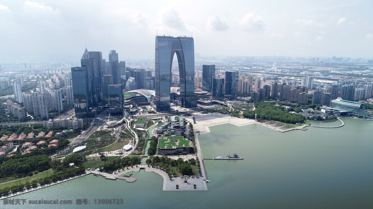 东方之门 湖西cbd 苏州中心 音乐喷泉 金鸡湖 苏州工业园区 园区 旅游摄影 国内旅游