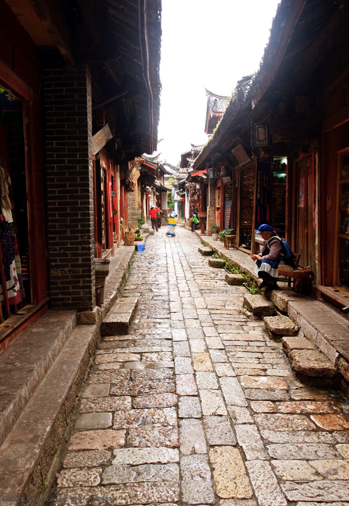 丽江古街道 云南 丽江 小巷 古色古香 旅游 风光 旅游摄影 人文景观