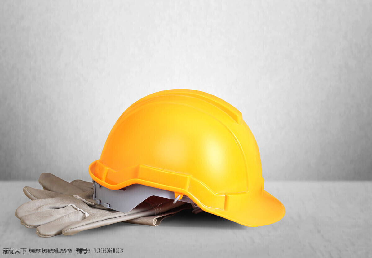 安全帽与手套 安全帽 手套 头盔 建筑工人装备 其他类别 生活百科 灰色