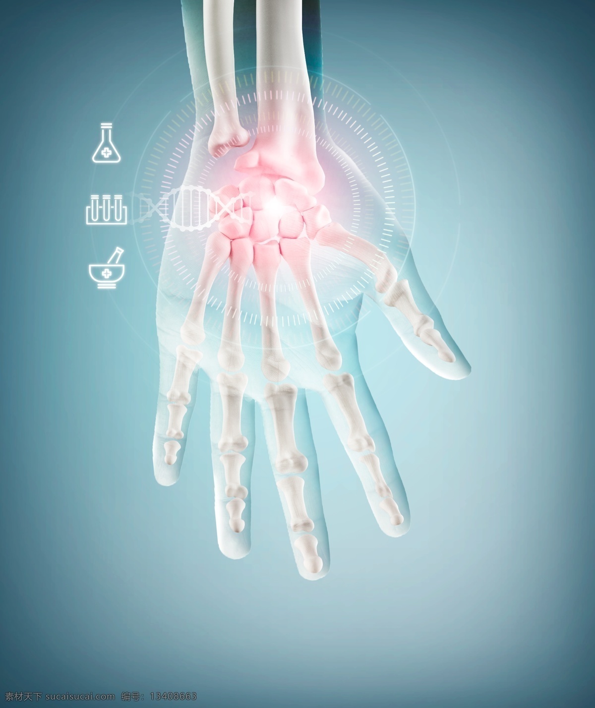 未来 科技 医学 手部 试验 展板 骨骼 科技海报 创意素材 医生 手 人体器官 透视 x光 海报 医学技术 商来海报 商学医学 分子科技 国外医学