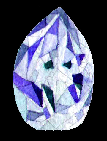 水彩 精美 水晶 合集 蓝色 绿色 黄色 插画 粉色 晶体 卡通 免 扣 透明素材 装饰图案 淘宝 手账素材