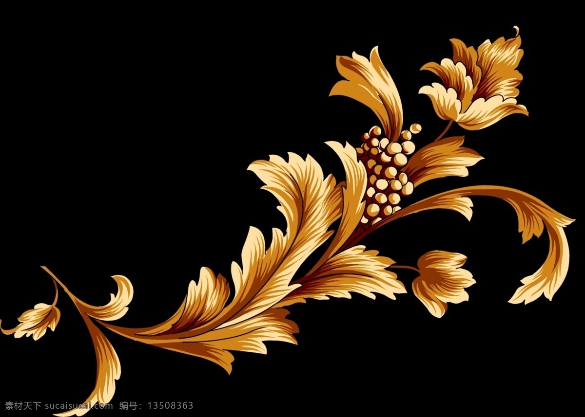 花纹 黑色