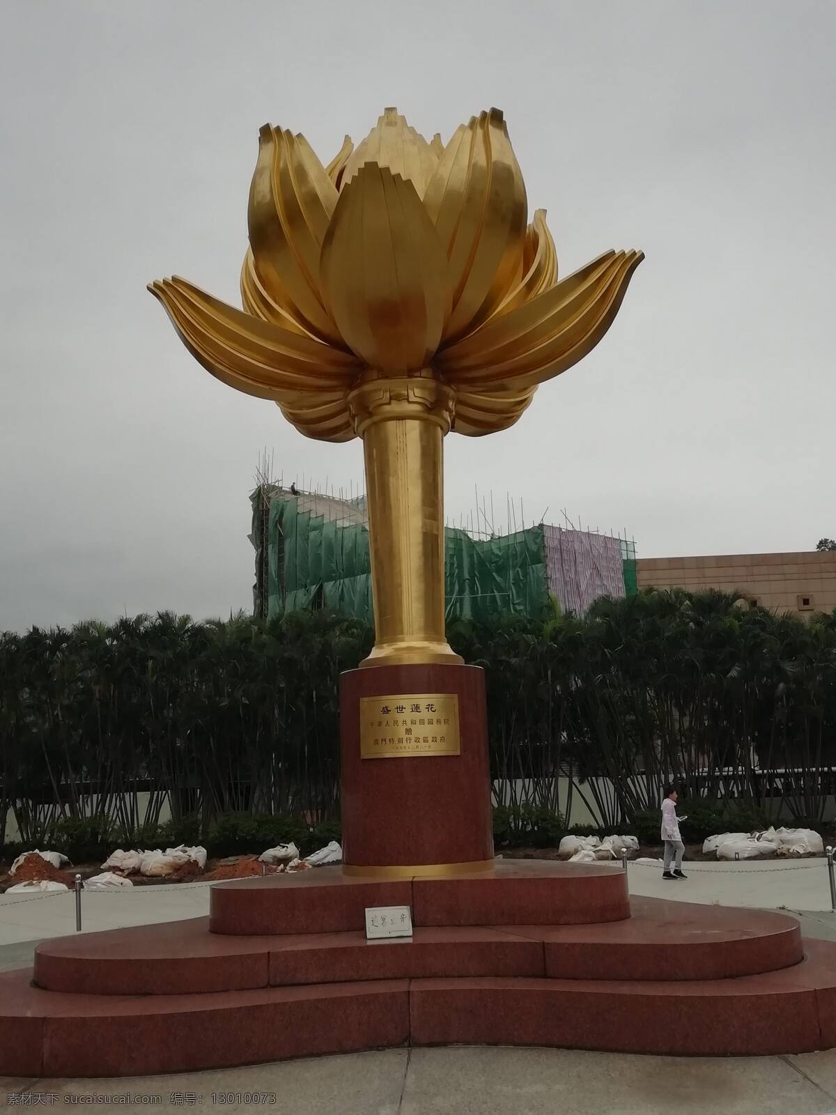 澳门 金 莲花 广场 金莲花 盛世莲花 回归 旅游摄影 国内旅游