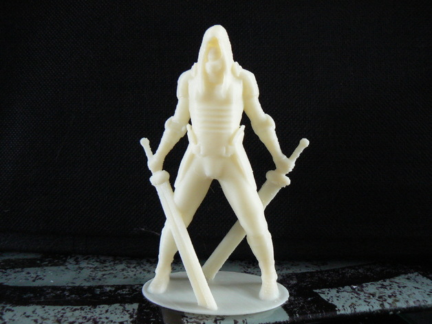 无名 雕像 幻想 剑 人 士兵 战士 3d打印模型 艺术时尚模型 fantasygraph