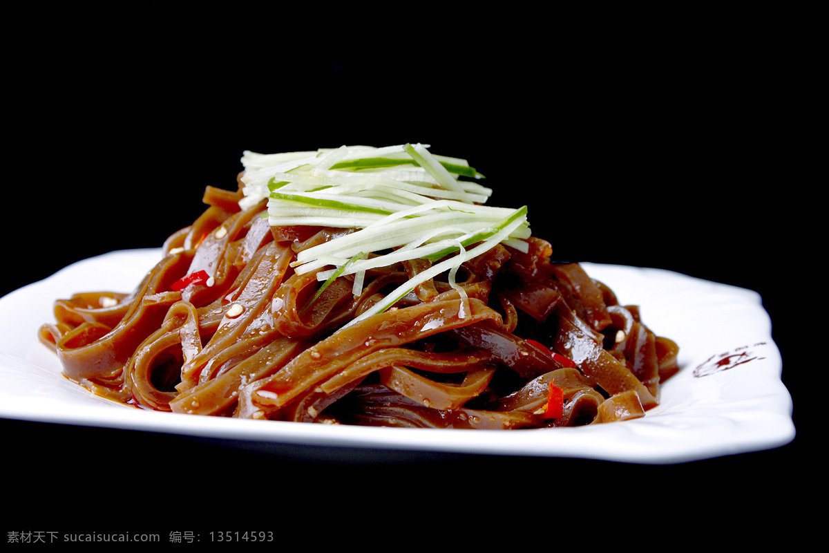 酸辣醋粉 岐山醋粉 关中醋粉 西岐醋粉 黑凉皮 菜品图 餐饮美食 传统美食