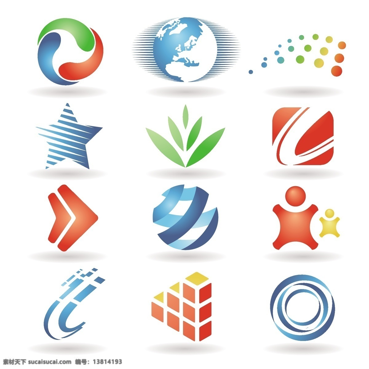 一些 logo 模板 矢量 图形 编号 标志 材料 其他矢量图