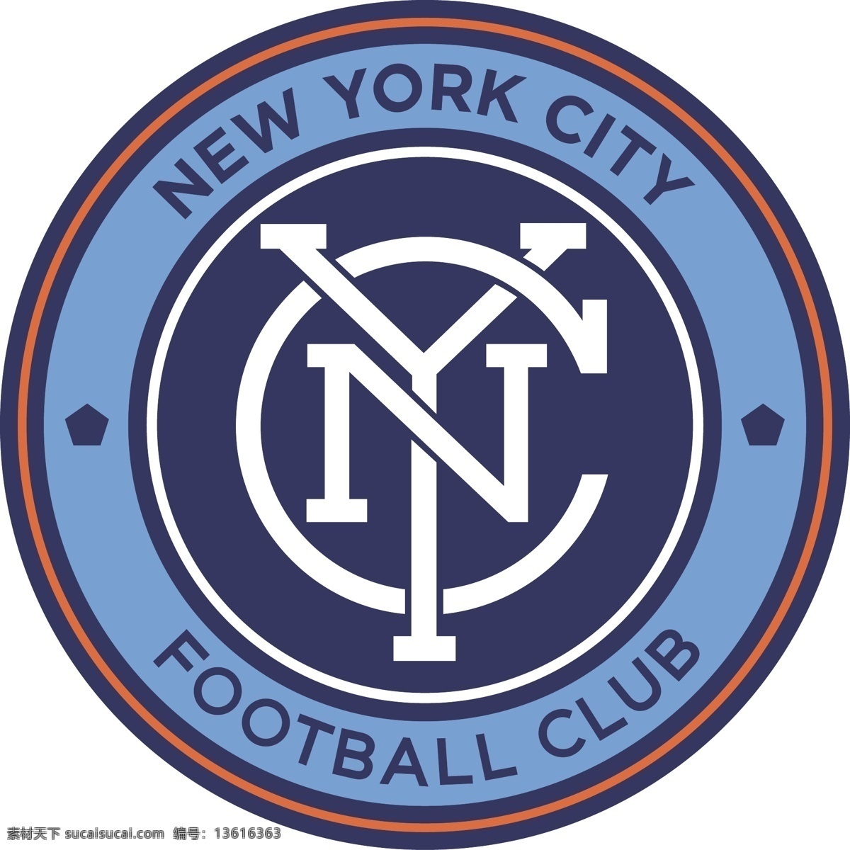 纽约城 足球 俱乐部 徽标 纽约 美国 足球大联盟 曼城 纽约扬基 联赛 logo设计
