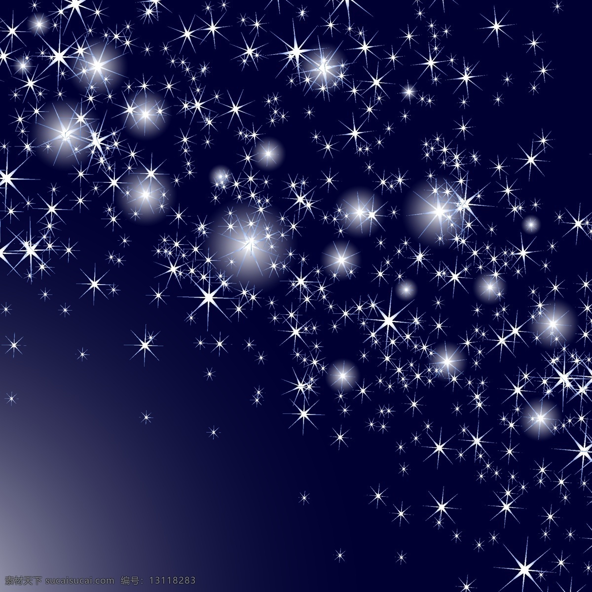 闪亮 星空 背景 矢量 繁星 矢量背景 天空 有光泽 星星 矢量图 花纹花边