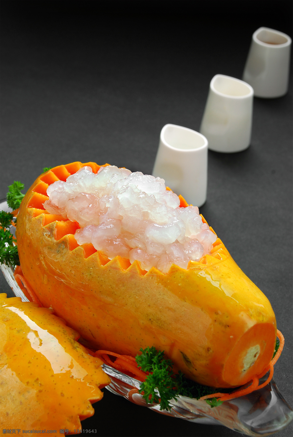 木瓜炖雪蛤 美食 传统美食 餐饮美食 高清菜谱用图