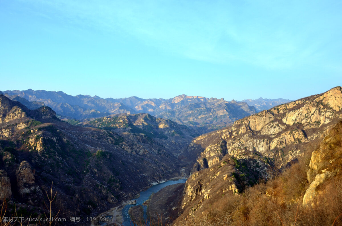 北京 延庆 白河 峡谷 风景