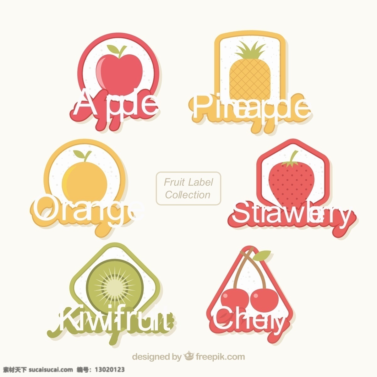 水果 标签 集合 食品 夏天 贴纸 桔子 蔬菜 热带 苹果 烹饪 饮料 有机 果汁 天然 健康 草莓 菠萝 吃