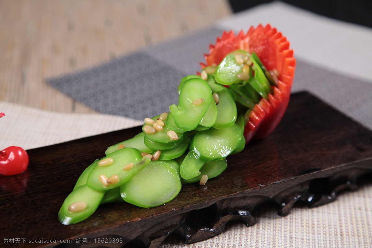 松仁芥兰 凉拌芥蓝 白花芥蓝 菜苔 蔬菜 美味 美食摄影 清炒 凉菜 传统美食 餐饮美食